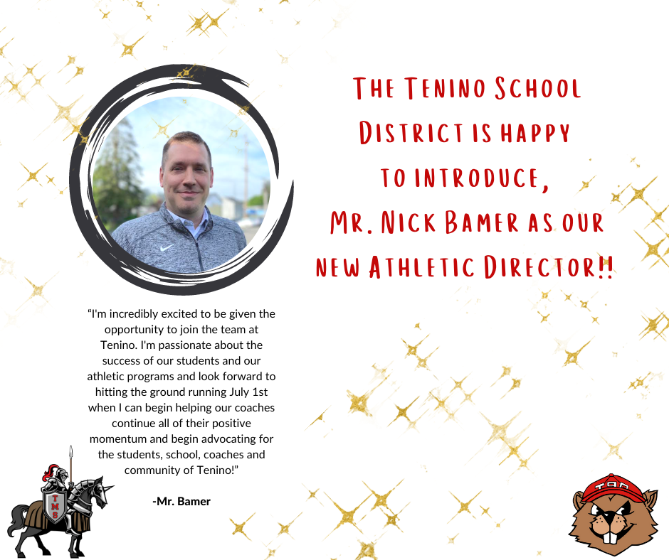 Announcing  our new Athletic Director!!