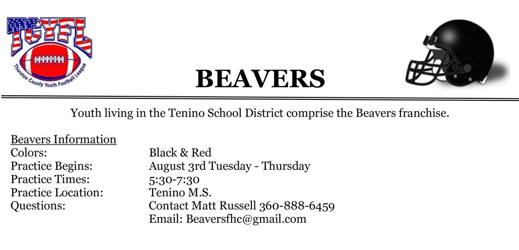 Thurston County Youth Football Pg 2